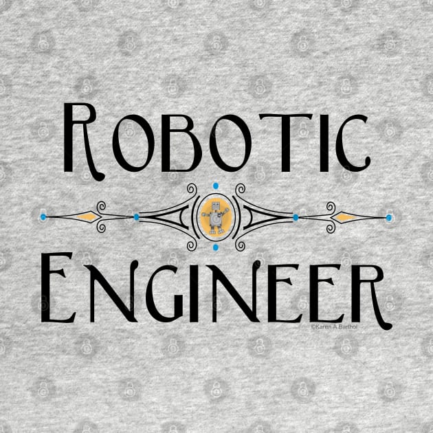 Robotic Engineer Decorative Line by Barthol Graphics